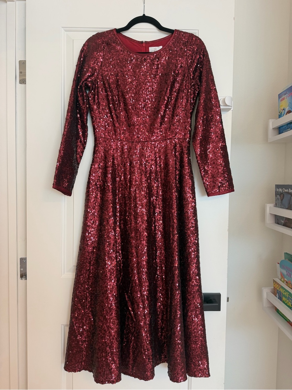 Dainty Jewells Red Sequin Dress
